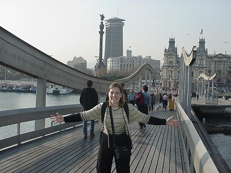 Erica On Boardwalk In Barcelona.jpg